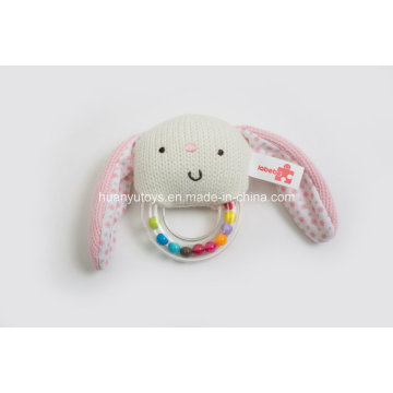 Factory Supply Knit Sweater Fabric Baby Handbell Toy